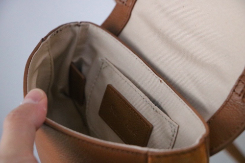 Hasp Womens Mini Cross Body Bag 15cm Small Leather Satchel Purse