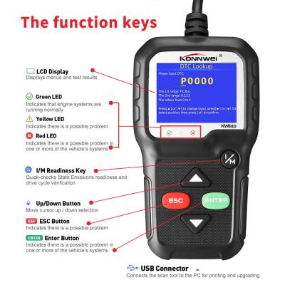 Outil de diagnostic portatif d'ordinateur de voiture adapté à Windows XP - Windows 10