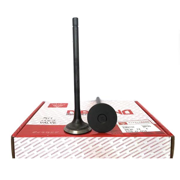 6150-42-4110 6150-42-4210 Engine Exhaust Valve Intake Valve KOMATSU Engine Parts For 6D125