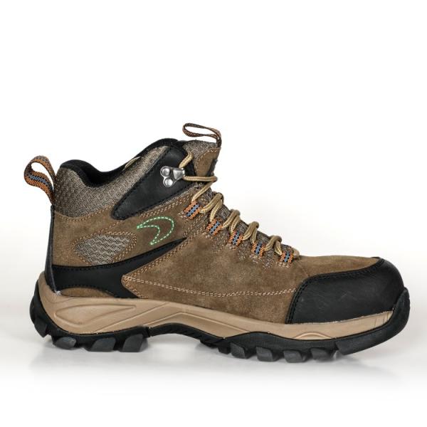 Shengjie Favorite Genuine Leather Upper Shoes With Nylon Fabric Gusset And EVA Outsole Safety Shoes