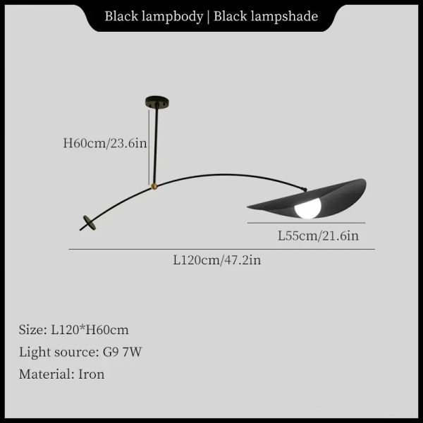 Minimalist Designer Led Chandelier Modern Creative Pendant Light （WH-AP-682）