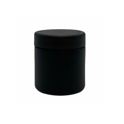 Frascos de vidro preto fosco à prova de crianças 4 onças frasco à prova de cheiro 420 frasco de vidro resistente a crianças