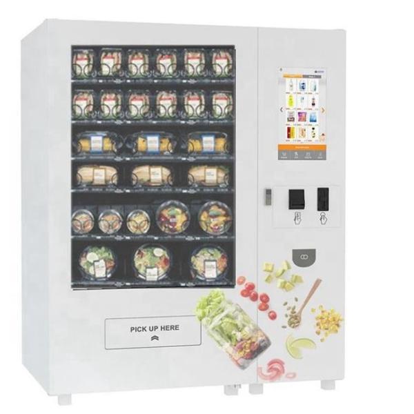 Touch Screen Refrigerated Salad Corn Vending Machine