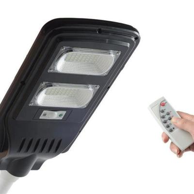 5000 lúmens todos em uma liga de alumínio solar Shell da luz 100W 200W do pátio da rua