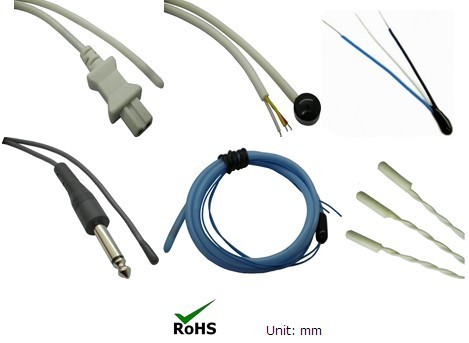 Устранимый медицинский датчик температуры зонда NTC температуры