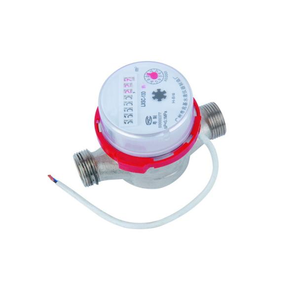 Cold Brass Single Jet Water Meter Anti-magnetic For Household LXSC-15D~20D
