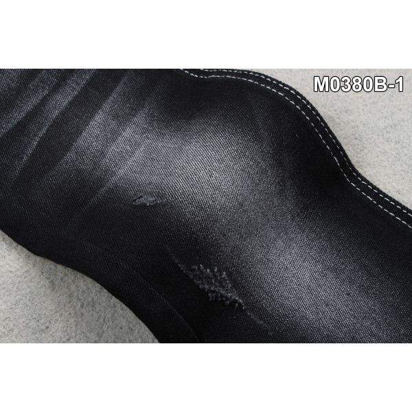 11.7 OZ Black Color Cotton Spandex Men Jeans Denim Fabrics Manufacturing and Selling