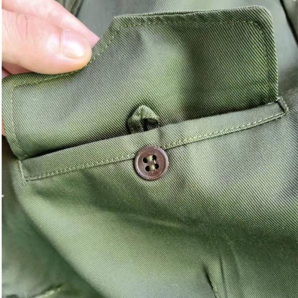 Plain Dyed M65 Field Jacket Breathable Woven Weaving Unisex Printed Pattern