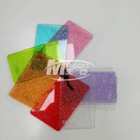 3mm 1220x2440 Colorful Red Yellow Blue Glitter Acrylic Sheet For Craft Decorative