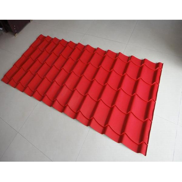 La teja de tejado de la producción que formaba la máquina/esmaltó la teja que hacía el rollo de la máquina/de la hoja de acero anterior