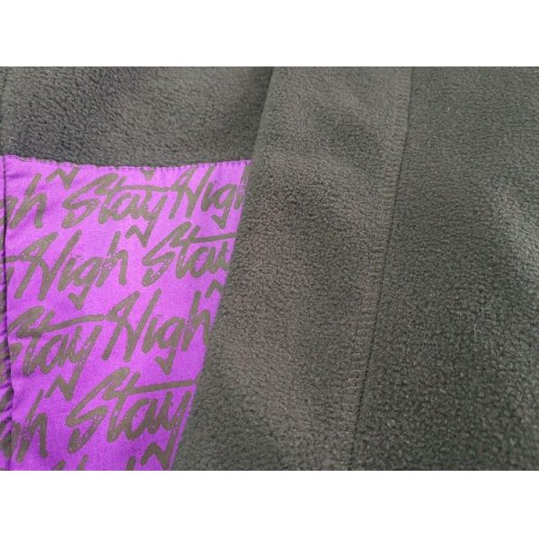 Mens sweatshirt knitted jacket thick warm polyester polar fleece fabric casual solid color design with zipper closure for winter
