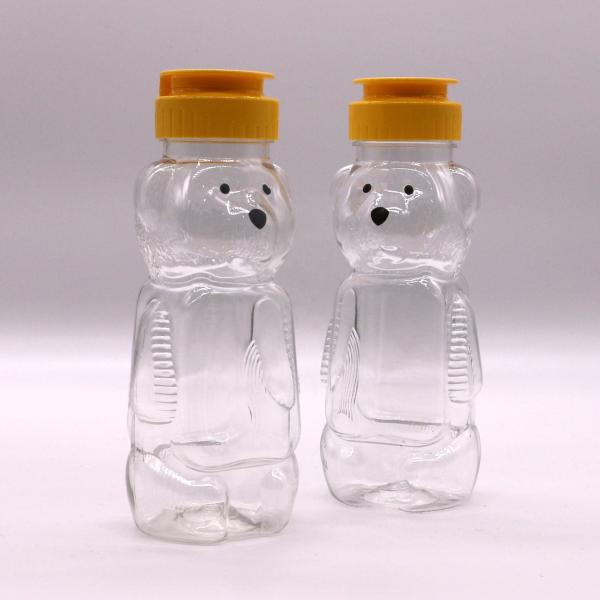 200 мл ПЭТ медвежьи пластиковые банки с медом для пищевых продуктов и креативные студенческие портативные бутылки