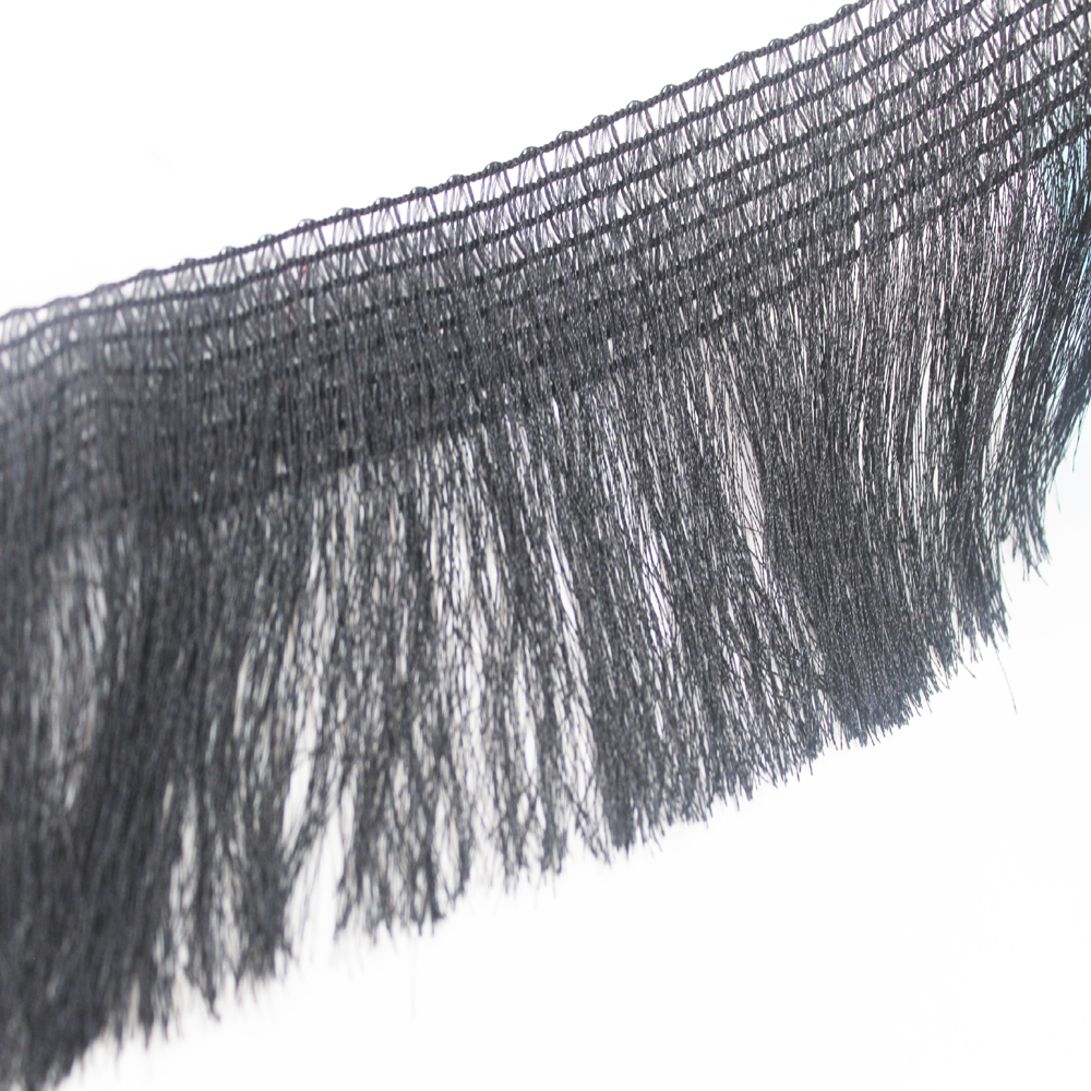 Черная 4.5cm Multi отделка Tassel края нейлона слоя