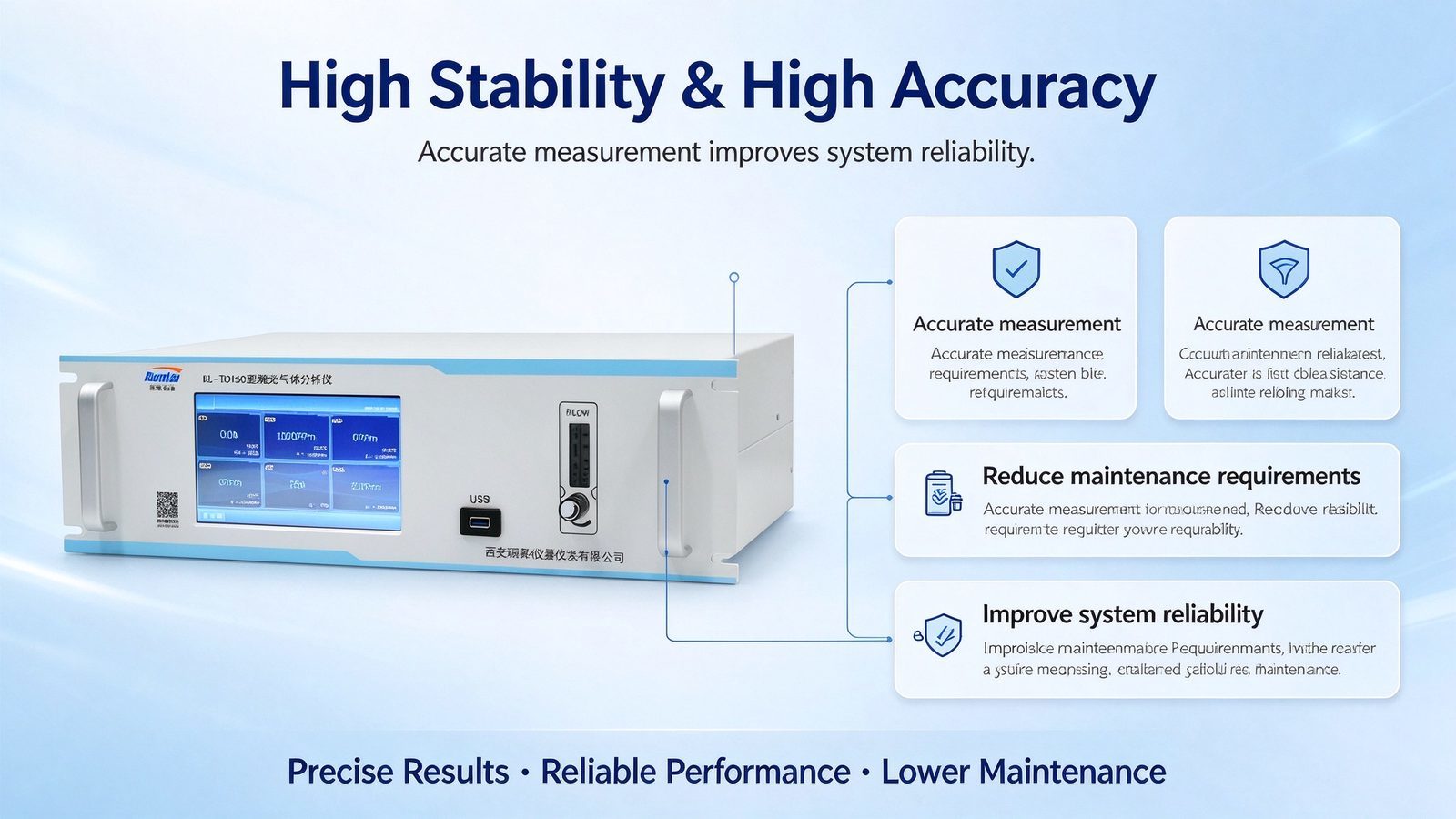 TDLAS High Precision Laser Gas Analyzer For Industrial Emission Monitoring & Process Control