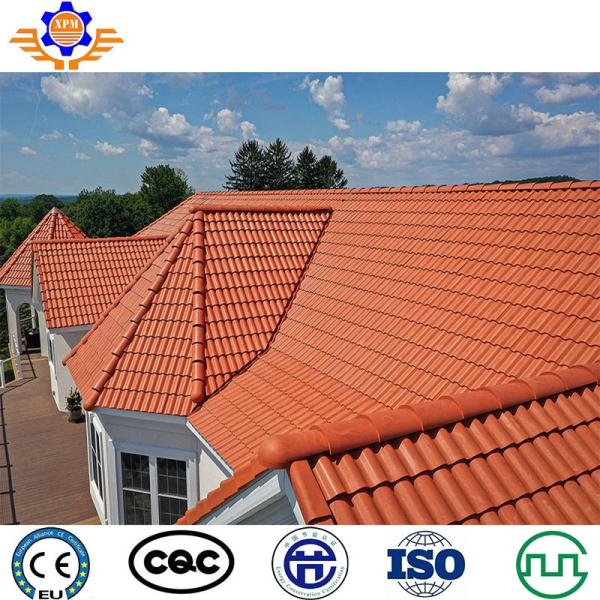 O PVC WPC UPVC vitrificou o painel plástico do telhado da casa que faz a linha da máquina resistente ao calor