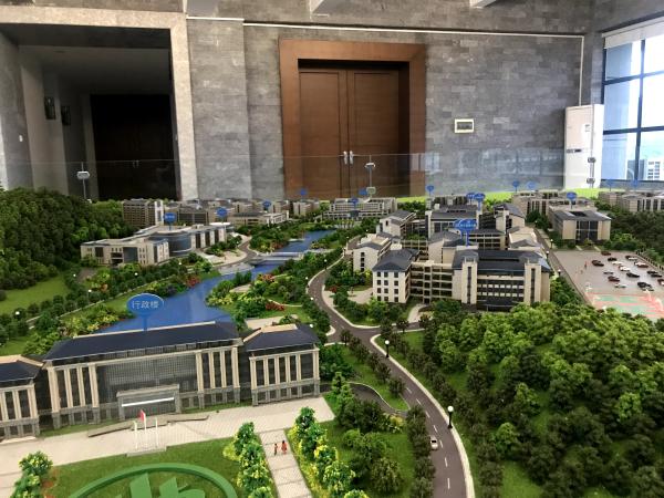 1:100 University Model Architectural School Scale Model Modern Style