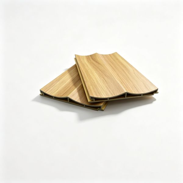 Double Concave Hollow PVC Fluted Wall Panels 148x15mm Eco Friendly Interior Cladding Design for Restaurant Spaces