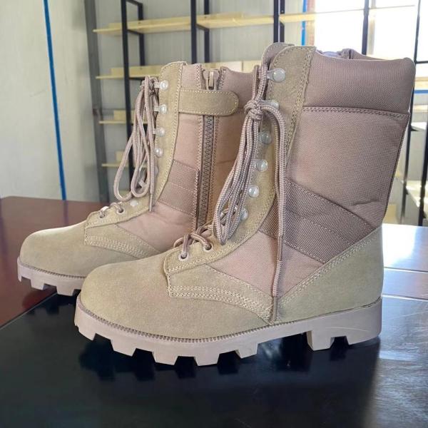 Боя пальца ноги холста ODM OEM ботинки стального тактические для пустыни