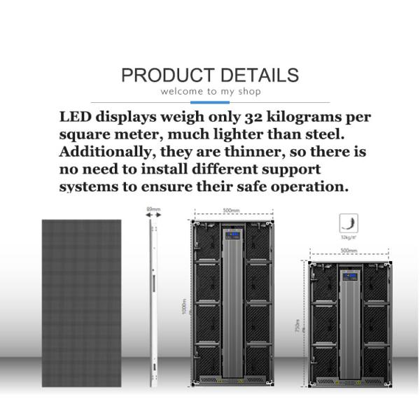 140° View Angle P2.9mm LED Display Panels For Outdoor Advertising Billboard Screen