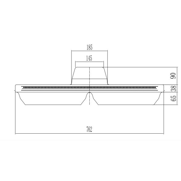 38mm body thickness Rubber Tracks 30X6X42 For CASE heavy Tractor