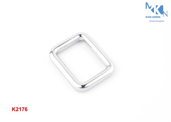 Polished Bag Making Hardware Simple Style , Professional Metal Buckles For Bags