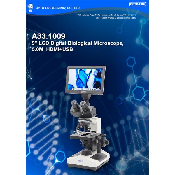 Portable 1600x Magnification 2.0x2.0um Digital Lcd Microscope