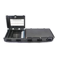 Cuadro de terminación de fibra óptica no ignífugo ABS 16 núcleos Nivel de protección (IP68)