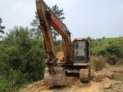 Peso de funcionamento pesado do poder 2433kg da rede da máquina escavadora 84kw do equipamento do gato da segunda mão