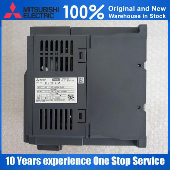 FR-D720-7.5K Mitsubishi Frequency Inverter 7.5KW AC220VAC Japan's MITSUBISHI D700 inverter new original spot