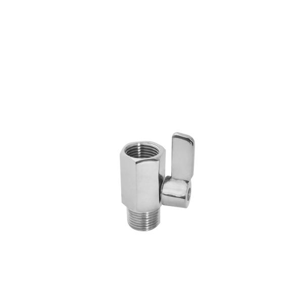 Водоносный олеиновый кислотный мини шаровой клапан, оборудованный материалом ручки из нержавеющей стали