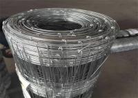Fermeture à mailles de fer galvanisée couleur argentée avec revêtement en zinc trempé à chaud pour une installation facile