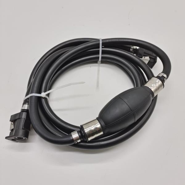 Tubulação de combustível do motor externo 6mm/8mm do iate com a mangueira do óleo de bomba da mão com conector