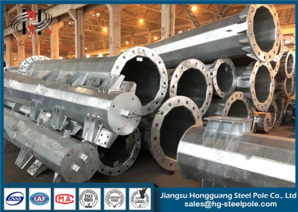 OEM Steel Transmission Poles For Power Transmission And Distribution Line