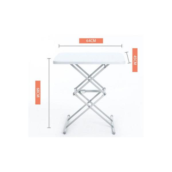 Trabalho de jogo branco manual de altura ajustável de mesa de metal Stand Up Desk para Home Office