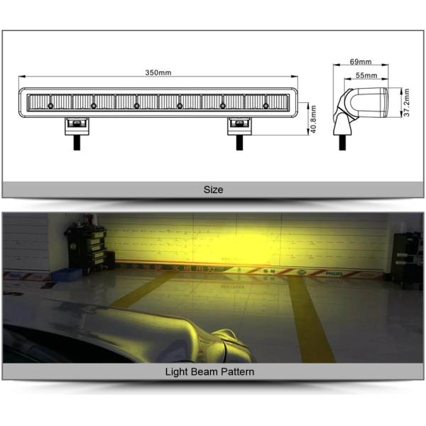 14 Inch 60W Ultra-thin 4x4 Led Bar Off road Light For Car Niva 12V Jeep Wrangler tj ATV SUV Trucks Led Work Barra Driver
