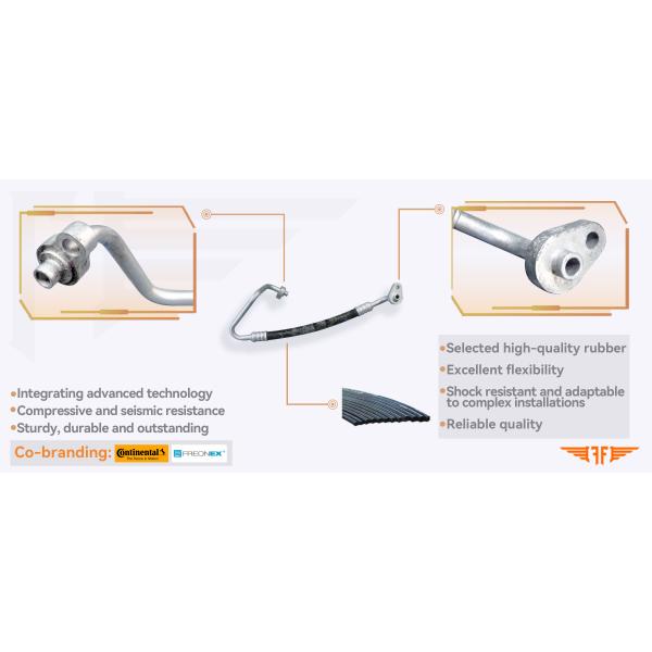 1742539 Ford Focus Pour 08-17 1.4L 1.6L tuyau à courant alternatif de décharge