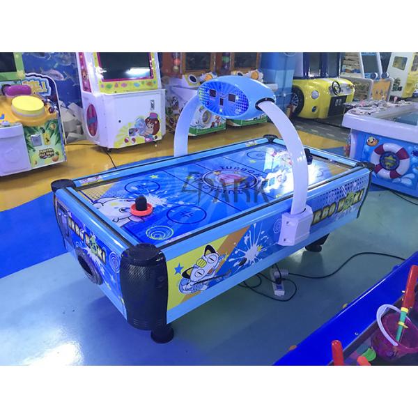 Turbo Hoki Kids Air Hockey Race Arcade Game Machine With Wooden Cabinet Metal Frame