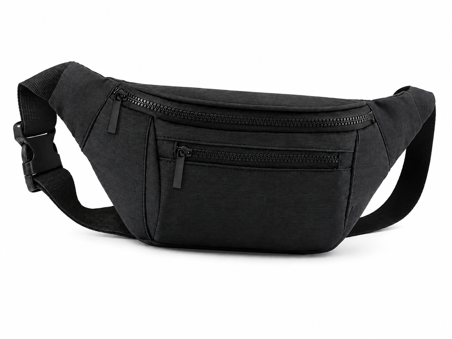 Crossbody Fanny Pack Waist Bag for Men and Women, Multi-Pocket Phone Belt Bag with Adjustable Strap for Travel, Running, Hiking & Daily Use