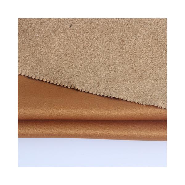 China supplier REPREVE RECYCLED SUEDE  for lining RPET FABRIC