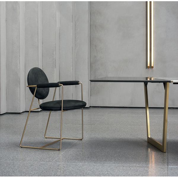 Ergonomic Fabric Dining Chair