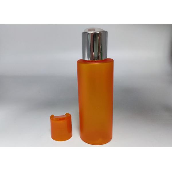 100Ml Clear Round Plastic Cosmetic Squeeze Bottle For Hair Oil