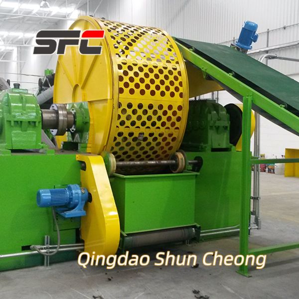 Auto Waste Tyre Recycling Production Line Machine / Rubber Powder Production Machine