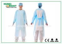 Vestido de proteção CPE descartável para uso médico com algemas