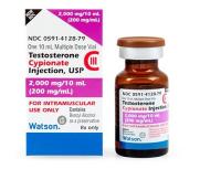 Frasco autoadesivo Rótulos de frascos Adesivos para teste Watson Cipionato 250 mg