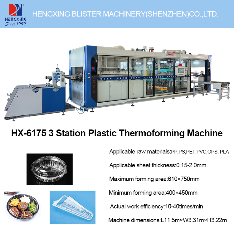 Automatic Thermoforming Machine For Sandwich Packaging Box Making Machine And Disposable Food Container Making Machine