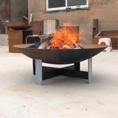 fogo de aço Pit And Water Bowl da extra grande de 100cm 150cm Corten