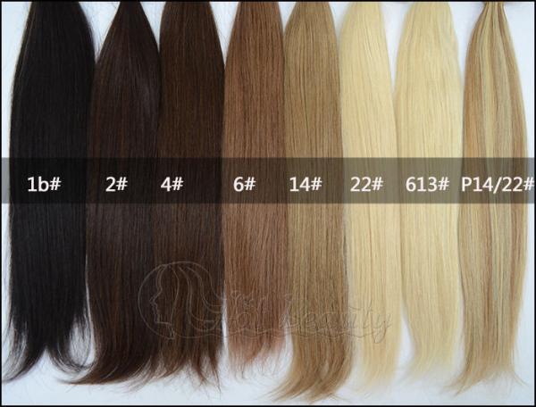 Straight Silver Real Hair Clip In Hair Extensions 100 g/pack 100% Human European hair