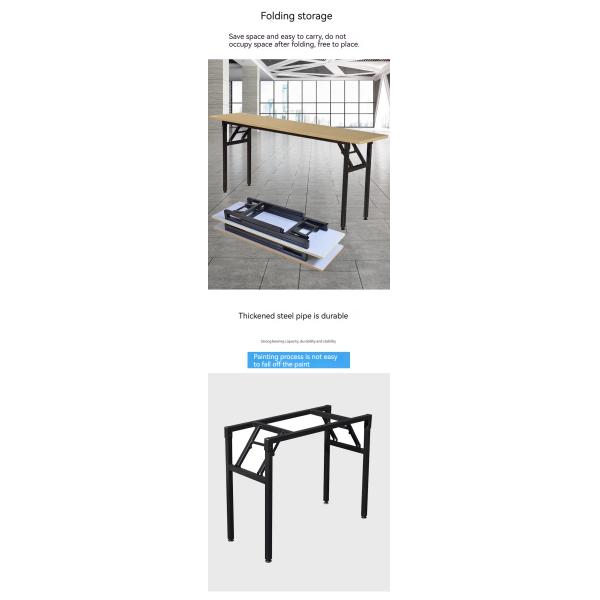 Деревянный стиль ПАНЕЛЬ складной стол и стулья для офисной мебели