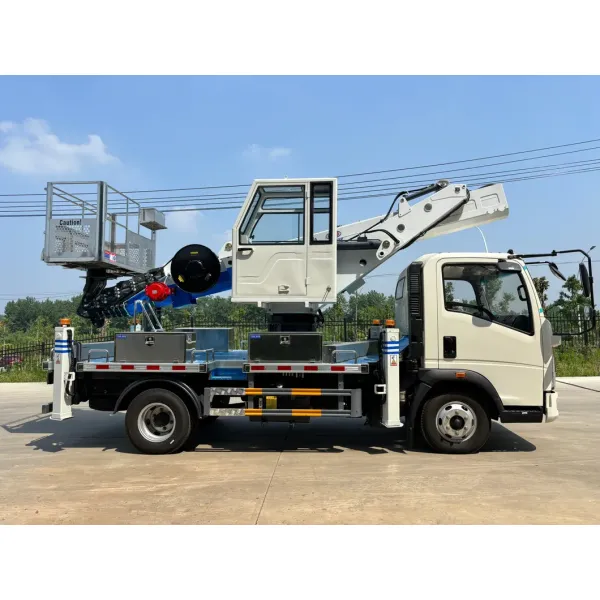 Premium HOWO Aerial Work Trucks: Telescopic Models From 18m to 45m