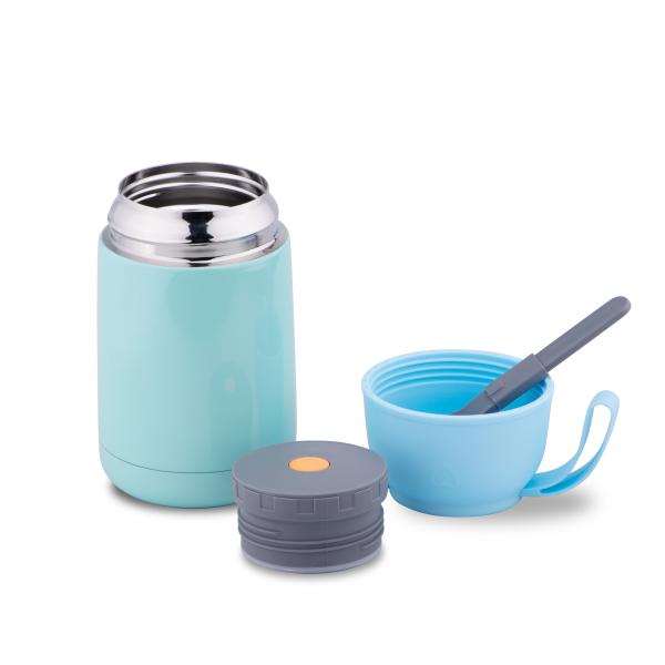 Stainless Steel Thermos Insulated Food Jar Double Wall Leak Proof For Students